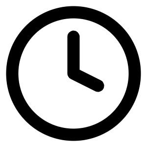 Clock Icon from Feather Set