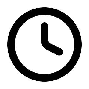 Clock Line Icon from Majesticons Line Set