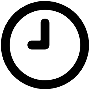 Clock Nine Icon from Unicons Line Set