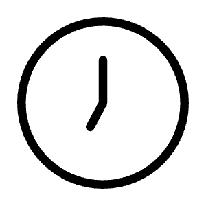 Clock Seven Icon from Unicons Thinline Set