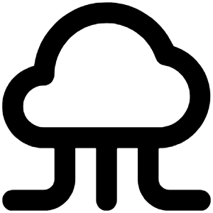 Cloud Computing Icon from Unicons Line Set