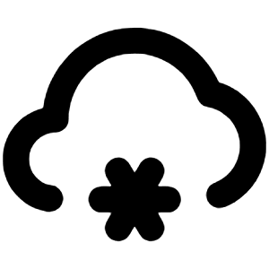 Cloud Meatball Icon from Unicons Line Set