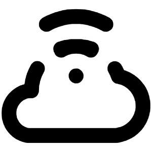 Cloud Wifi Icon from Unicons Line Set