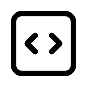 Code Bracket Square Icon from Heroicons Outline Set
