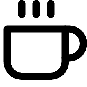 Coffee Icon from Feather Set