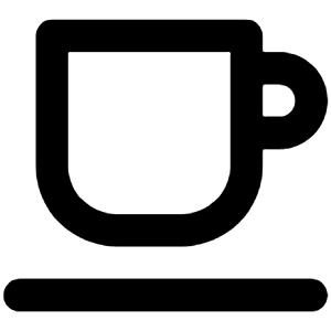 Coffee Icon from Unicons Line Set