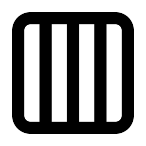 Columns 4 Icon from Lucide Line Set