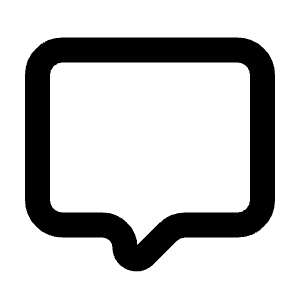 Comment 2 Line Icon from Majesticons Line Set