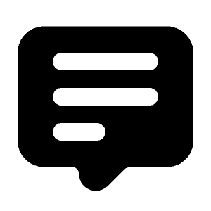 Comment 2 Text Icon from Majesticons Solid Set