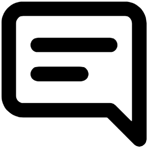 Comment Alt Lines Icon from Unicons Line Set
