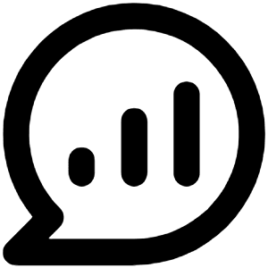 Comment Chart Line Icon from Unicons Line Set