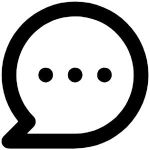 Comment Dots Icon from Unicons Line Set