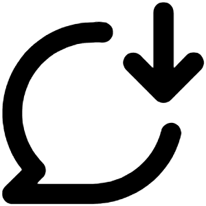 Comment Download Icon from Unicons Line Set
