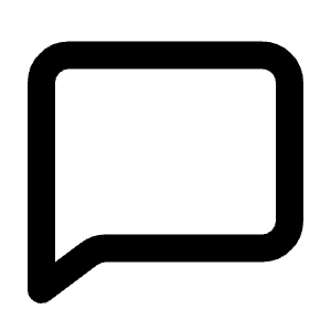Comment Line Icon from Majesticons Line Set