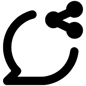 Comment Share Icon from Unicons Line Set