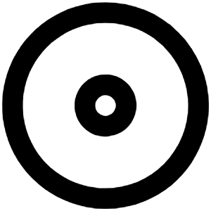 Compact Disc Icon from Unicons Line Set
