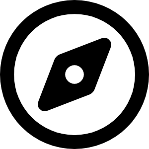 Compass Icon from Font Awesome Regular Set