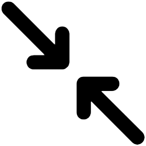 Compress Alt Left Icon from Unicons Line Set