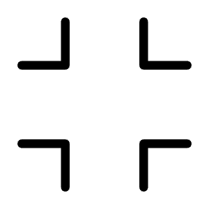 Compress Icon from Unicons Thinline Set