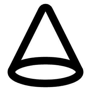 Cone Icon from Lucide Line Set