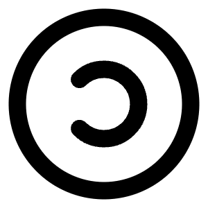 Copyleft Icon from Lucide Line Set