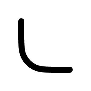 Corner Bottom Left Icon from Radix Set
