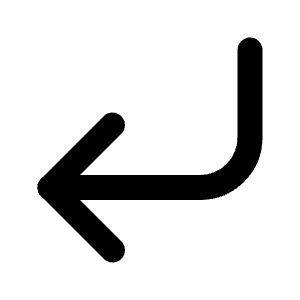 Corner Down Left Icon from Feather Set