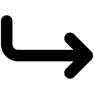 Corner Down Right Alt Icon from Unicons Line Set