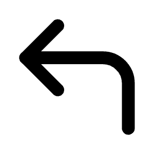 Corner Up Left Icon from Lucide Line Set