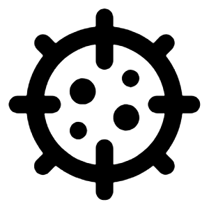 Coronavirus Icon from Unicons Line Set