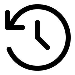 Counter Clockwise Clock Icon from Radix Set