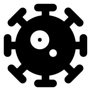 Covid Icon from Majesticons Solid Set