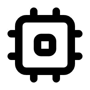 Cpu Line Icon from Majesticons Line Set