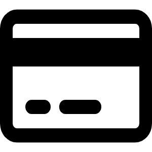 Credit Card Icon from Font Awesome Regular Set