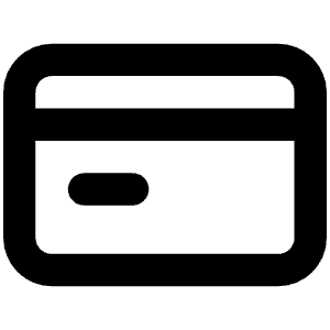 Credit Card Icon from Unicons Line Set