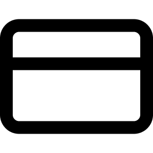 Credit Card Icon from Feather Set