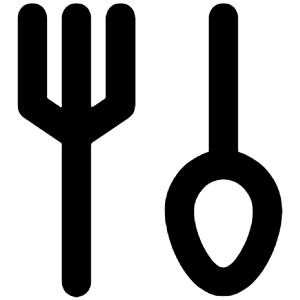 Crockery Icon from Unicons Line Set