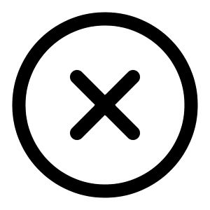 Cross Circled Icon from Radix Set