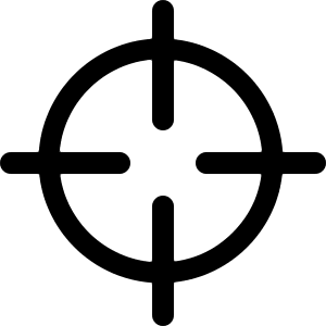 Crosshair 2 Icon from Radix Set