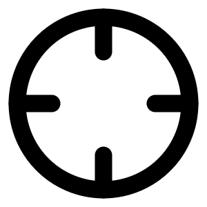 Crosshair Icon from Lucide Line Set