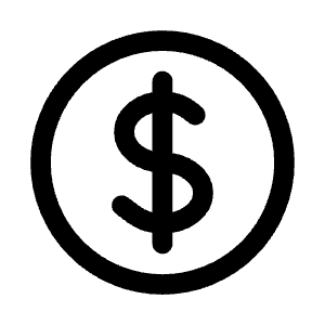 Currency Dollar Icon from Heroicons Outline Set