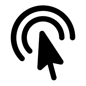 Cursor Arrow Ripple Icon from Heroicons Solid Set