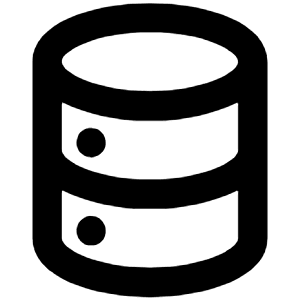 Database Icon from Unicons Line Set