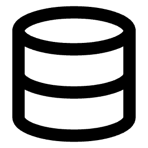 Database Icon from Lucide Line Set