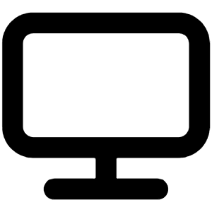 Desktop Icon from Unicons Line Set