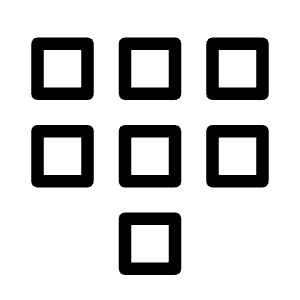 Dialpad Icon from Unicons Thinline Set
