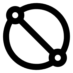 Diameter Icon from Lucide Line Set