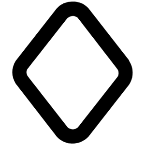 Diamond Icon from Unicons Line Set
