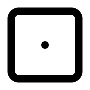 Dice 1 Icon from Lucide Line Set