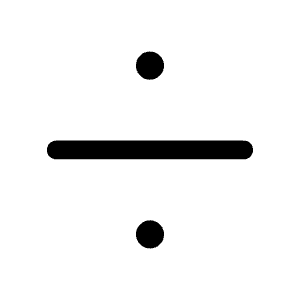 Divide Icon from Heroicons Outline Set